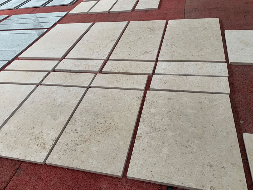 jura beige limestone paving